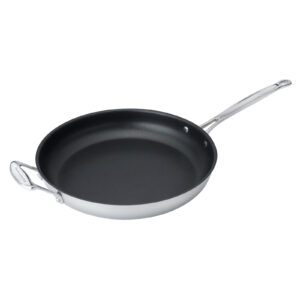 12" NS SKILLET WITH HELPER-FROSTED GREY CSS22-30HNSFPC