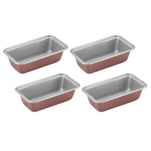 MINI LOAF PAN 4 PC SET BRONZE CMBM-4LPBZ