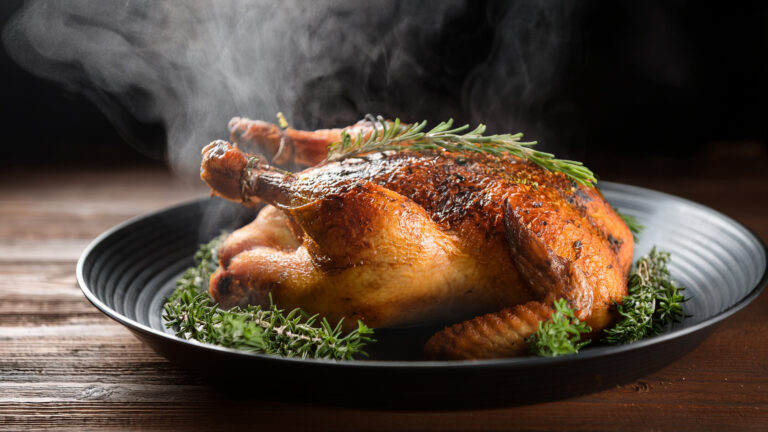 Herb Roast Chicken with Steam