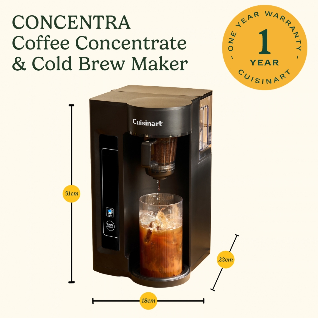 <strong>Pre-order only - Expected in Mid-October</strong> CONCENTRA Coffee Concentrate & Cold Brew Maker CC1U - Image 9